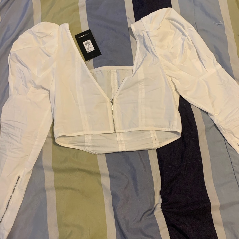 White Corset Top